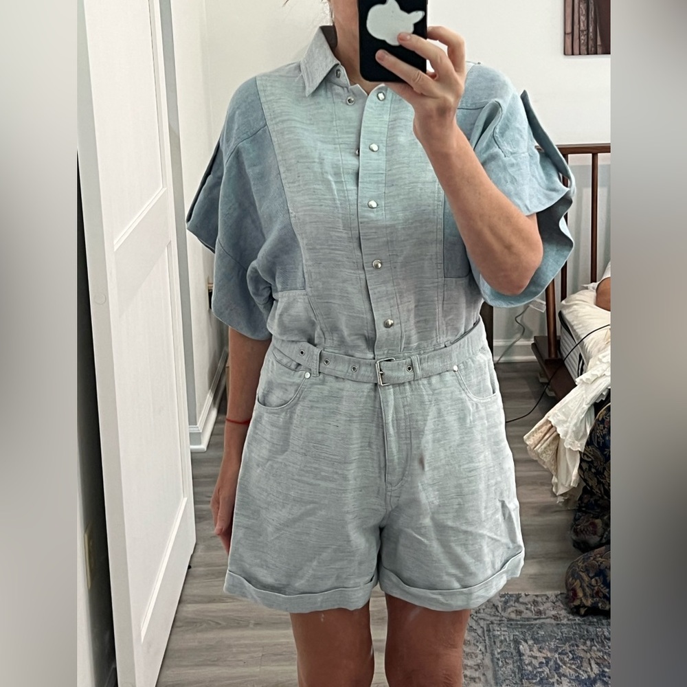 Iro linen denim jumper size 6